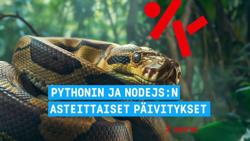 Päivitämme NodeJS- ja Python-oletusversiot