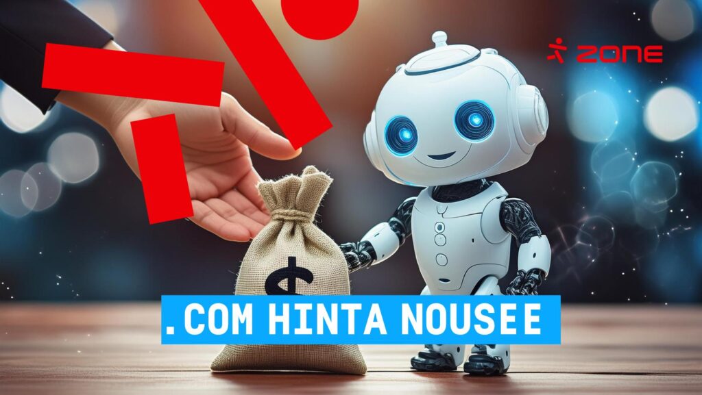 .com-verkkotunnuksen hinta nousee tänäkin vuonna