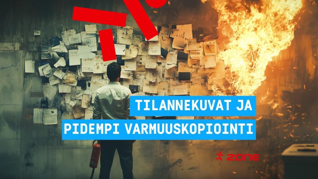 Automaattisesti otettavat tilannekuvat ja pidempi varmuuskopioiden säilytysaika